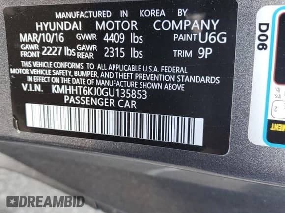 2016 Hyundai Genesis Coupe 3.8L Base z VIN KMHHT6KJ0GU135853, wystawiony jako Copart lot #80158954 z przebiegiem 93 143 mil mil oraz Szkoda całkowita • Salvage title. Historia ofert i sprzedaży dostępna na DreamBid. Obrazek 12.