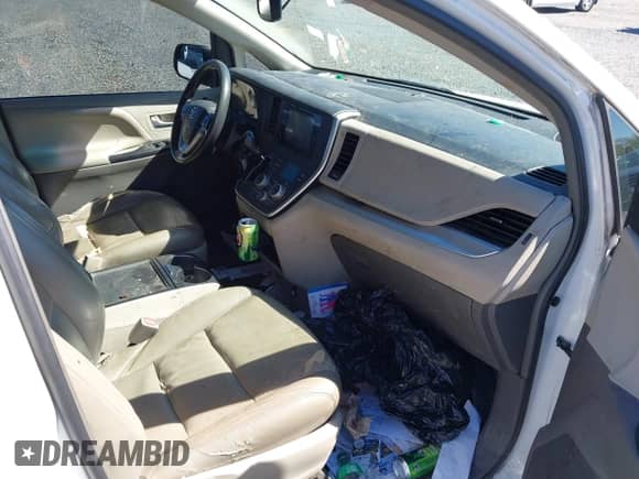 2017 Toyota Sienna LE with VIN 5TDKZ3DC3HS790908, listed as a IAAI auction lot 43425475 with 242,240 mi miles and . Bid and sale history available at DreamBid. Image 5.