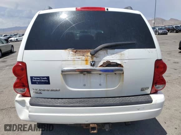 2005 Dodge Durango SLT z VIN 1D4HB48D75F603305, wystawiony jako Copart lot #59598095 z przebiegiem 192 699 mil mil oraz Szkoda całkowita • Salvage title. Historia ofert i sprzedaży dostępna na DreamBid. Obrazek 6.