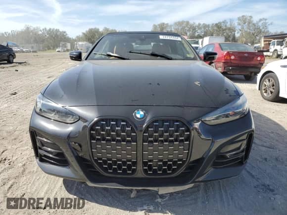 2023 BMW 4 Series 430i xDrive z VIN WBA43AT05PCM18361, wystawiony jako Copart lot #74734464 z przebiegiem Nie podano mil oraz Nie do naprawy • Non repairable. Historia ofert i sprzedaży dostępna na DreamBid. Obrazek 5.