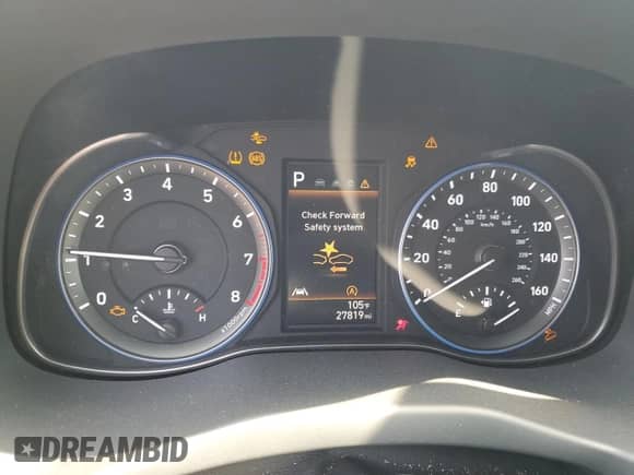 2023 Hyundai Kona SE with VIN KM8K22AB1PU994557, listed as a Copart auction lot 65011695 with 27,819 mi miles and Salvage title. Bid and sale history available at DreamBid. Image 9.