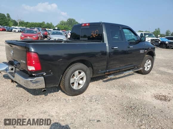 2016 Ram 1500 SLT с VIN 1C6RR7GT8GS381253, выставлен на аукционе Copart как лот 64661915 с пробегом 78 248 миль миль и Списание • Salvage title. История ставок и продаж доступна на DreamBid. Изображение 3.