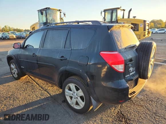 2007 Toyota RAV4 Sport with VIN JTMBD32V776051882, listed as a Copart auction lot 84483725 with 94,759 mi miles and Salvage title. Bid and sale history available at DreamBid. Image 2.