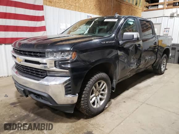 2022 Chevrolet Silverado 1500 LT with VIN 1GCPYJEK2NZ159225, listed as a Copart auction lot 69325455 with 69,750 mi miles and Salvage title. Bid and sale history available at DreamBid. Image 1.