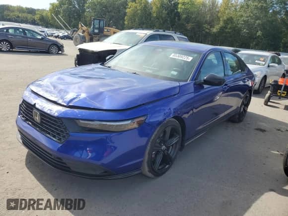 2024 Honda Accord Sport-L с VIN 1HGCY2F78RA065354, выставлен на аукционе Copart как лот 85309225 с пробегом 8 351 миль миль и Списание • Salvage title. История ставок и продаж доступна на DreamBid. Изображение 1.