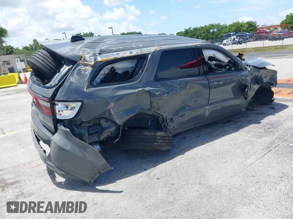 2025 Dodge Durango GT with VIN 1C4RDJDG2SC547233, listed as a IAAI auction lot 43046828 with 7,382 mi miles and . Bid and sale history available at DreamBid. Image 4.