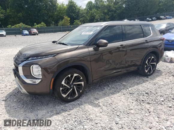 2022 Mitsubishi Outlander SEL z VIN JA4J3VA87NZ010132, wystawiony jako Copart lot #65587355 z przebiegiem 61 564 mil mil oraz Szkoda całkowita • Salvage title. Historia ofert i sprzedaży dostępna na DreamBid. Obrazek 1.