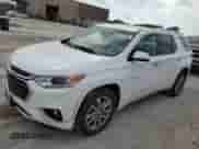 2019 Chevrolet Traverse Premier with VIN 1GNEVKKW7KJ218896, listed as a Copart auction lot 80678505 with 93,659 mi miles and Salvage title. Bid and sale history available at DreamBid. Image 1.