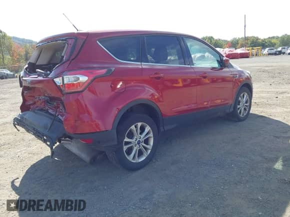 2017 Ford Escape SE with VIN 1FMCU9G9XHUB55584, listed as a IAAI auction lot 43377373 with 106,045 mi miles and . Bid and sale history available at DreamBid. Image 4.