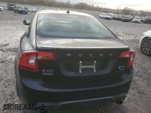 2014 Volvo S60 T6 with VIN YV1902FH2E2293308, listed as a Copart auction lot 85340634 with Not provided miles and Salvage title. Bid and sale history available at DreamBid. Image 6.