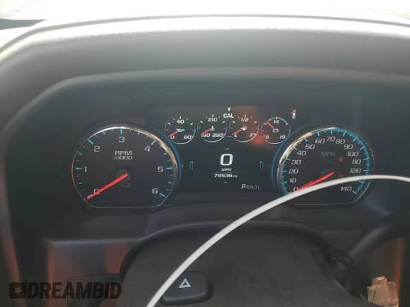 2018 GMC Sierra 1500 Denali with VIN 3GTU2PEJ4JG267256, listed as a Copart auction lot 58923445 with 79,536 mi miles and Salvage title. Bid and sale history available at DreamBid. Image 9.