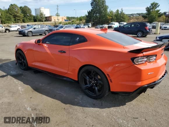2019 Chevrolet Camaro 1SS z VIN 1G1FE1R78K0112266, wystawiony jako Copart lot #80203765 z przebiegiem 49 361 mil mil oraz Szkoda całkowita • Salvage title. Historia ofert i sprzedaży dostępna na DreamBid. Obrazek 2.