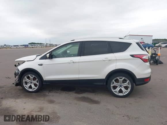 2017 Ford Escape Titanium with VIN 1FMCU9JD1HUC79837, listed as a IAAI auction lot 43172689 with 130,309 mi miles and . Bid and sale history available at DreamBid. Image 13.