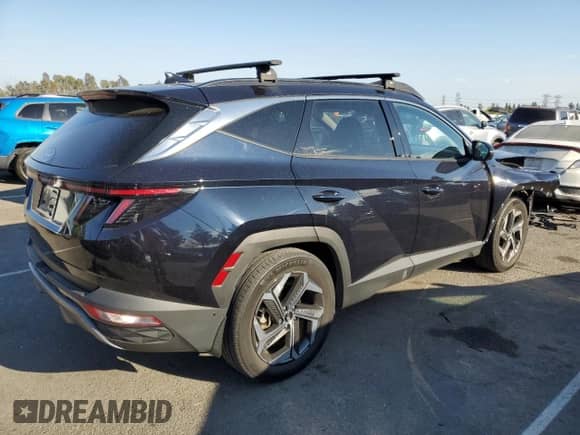 2022 Hyundai Tucson Limited z VIN KM8JE3AE9NU133191, wystawiony jako Copart lot #82132785 z przebiegiem 22 423 mil mil oraz Szkoda całkowita • Salvage title. Historia ofert i sprzedaży dostępna na DreamBid. Obrazek 3.