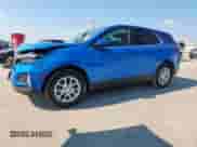 2024 Chevrolet Equinox LT с VIN 3GNAXKEG7RS110039, выставлен на аукционе Copart как лот 68189645 с пробегом 33 569 миль миль и Списание • Salvage title. История ставок и продаж доступна на DreamBid. Изображение 1.