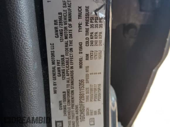 2011 Chevrolet Colorado с VIN 1GCHSDFP2B8115356, выставлен на аукционе Copart как лот 73751024 с пробегом Не указан миль и Списание • Salvage title. История ставок и продаж доступна на DreamBid. Изображение 12.