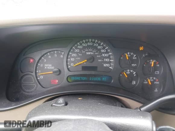 2005 Chevrolet Tahoe LT with VIN 1GNEK13T25J161731, listed as a IAAI auction lot 42728486 with 216,836 mi miles and . Bid and sale history available at DreamBid. Image 7.