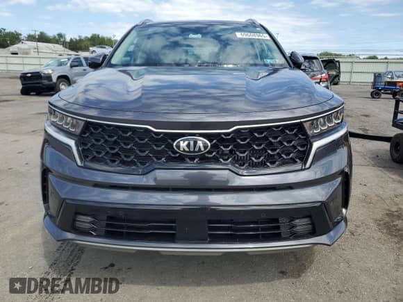 2021 Kia Sorento EX with VIN KNDRH4LG3M5045460, listed as a Copart auction lot 69608965 with 69,498 mi miles and Salvage title. Bid and sale history available at DreamBid. Image 5.