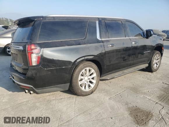 2022 Chevrolet Suburban Premier с VIN 1GNSKFKD8NR233933, выставлен на аукционе Copart как лот 85775464 с пробегом 99 130 миль миль и Списание • Salvage title. История ставок и продаж доступна на DreamBid. Изображение 3.