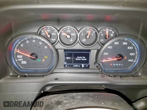 2021 Chevrolet Silverado 1500 Custom with VIN 1GCRWBEK8MZ375857, listed as a Copart auction lot 58373785 with 27,292 mi miles and Clean title. Bid and sale history available at DreamBid. Image 9.