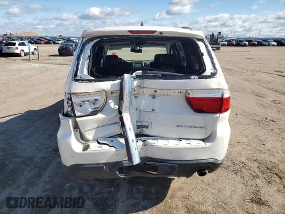 2012 Dodge Durango Citadel with VIN 1C4RDJEGXCC322347, listed as a Copart auction lot 57319265 with 177,552 mi miles and Salvage title. Bid and sale history available at DreamBid. Image 6.