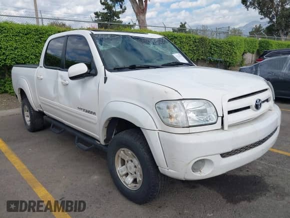 2006 Toyota Tundra Limited with VIN 5TBDT481X6S533579, listed as a IAAI auction lot 43284599 with 148,475 mi miles and . Bid and sale history available at DreamBid. Image 1.