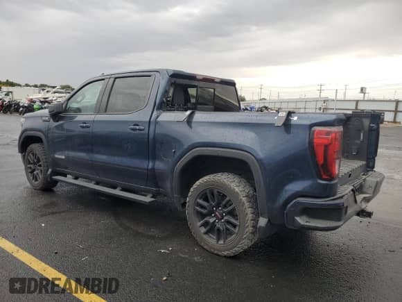 2020 GMC Sierra 1500 Elevation with VIN 1GTU9CED8LZ247268, listed as a Copart auction lot 71910455 with 87,364 mi miles and Salvage title. Bid and sale history available at DreamBid. Image 2.