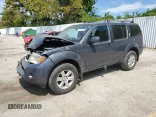 2012 Nissan Pathfinder SV with VIN 5N1AR1NB9CC627448, listed as a Copart auction lot 70774205 with 172,466 mi miles and Salvage title. Bid and sale history available at DreamBid. Image 1.