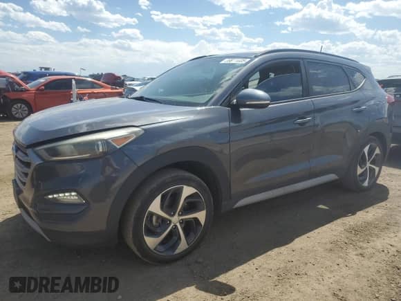2017 Hyundai Tucson Value z VIN KM8J3CA29HU550150, wystawiony jako Copart lot #59811605 z przebiegiem 93 640 mil mil oraz Szkoda całkowita • Salvage title. Historia ofert i sprzedaży dostępna na DreamBid. Obrazek 1.