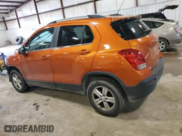 2016 Chevrolet Trax LT z VIN KL7CJPSB9GB571404, wystawiony jako Copart lot #70800155 z przebiegiem 162 272 mil mil oraz Nie do naprawy • Non repairable. Historia ofert i sprzedaży dostępna na DreamBid. Obrazek 2.