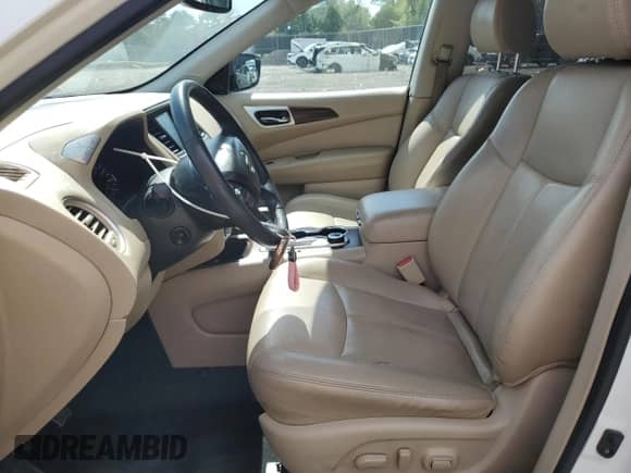 2017 Nissan Pathfinder Platinum с VIN 5N1DR2MM6HC684445, выставлен на аукционе Copart как лот 84798775 с пробегом 104 627 миль миль и Чистый • Clean title. История ставок и продаж доступна на DreamBid. Изображение 7.