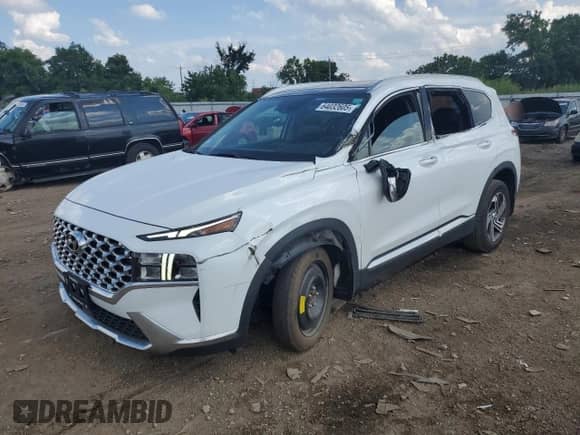 2022 Hyundai Santa Fe SEL с VIN 5NMS34AJ2NH434880, выставлен на аукционе Copart как лот 64032605 с пробегом 21 003 миль миль и Списание • Salvage title. История ставок и продаж доступна на DreamBid. Изображение 1.