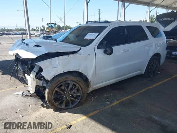 2018 Dodge Durango R/T with VIN 1C4SDHCT8JC269509, listed as a IAAI auction lot 43094809 with 56,323 mi miles and . Bid and sale history available at DreamBid. Image 2.
