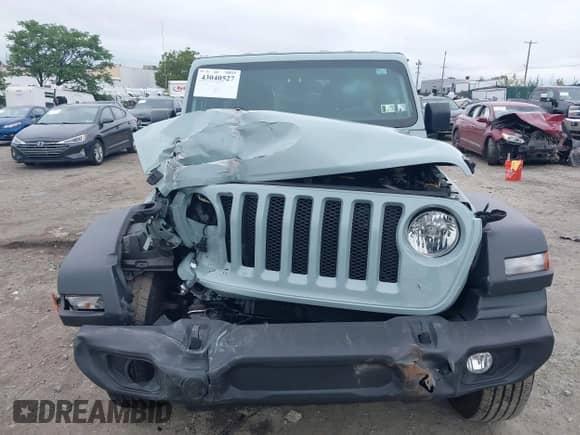 2023 Jeep Wrangler Sport S с VIN 1C4HJXDN4PW633736, выставлен на аукционе IAAI как лот 43040527 с пробегом 21 105 миль миль и . История ставок и продаж доступна на DreamBid. Изображение 12.