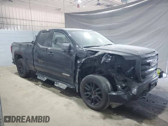 2020 GMC Sierra 1500 Elevation with VIN 1GTR9CEK6LZ172929, listed as a Copart auction lot 64389885 with 103,270 mi miles and Salvage title. Bid and sale history available at DreamBid. Image 4.