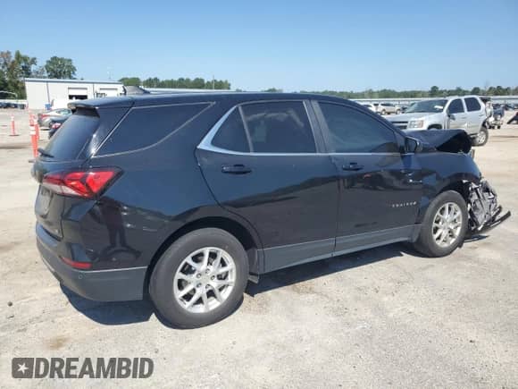 2023 Chevrolet Equinox LT with VIN 3GNAXKEG2PL231522, listed as a Copart auction lot 80747795 with Not provided miles and Salvage title. Bid and sale history available at DreamBid. Image 3.