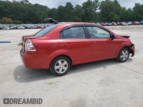 2009 Chevrolet Aveo 1LT with VIN KL1TD56E19B341515, listed as a Copart auction lot 68346205 with 165,649 mi miles and Salvage title. Bid and sale history available at DreamBid. Image 3.