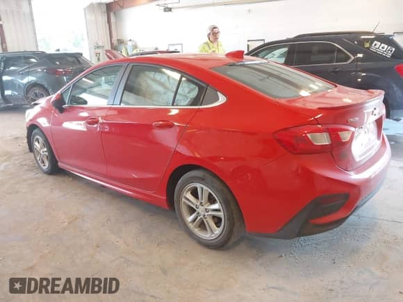 2017 Chevrolet Cruze LT with VIN 1G1BE5SM2H7153000, listed as a IAAI auction lot 42792431 with 34,011 mi miles and . Bid and sale history available at DreamBid. Image 3.