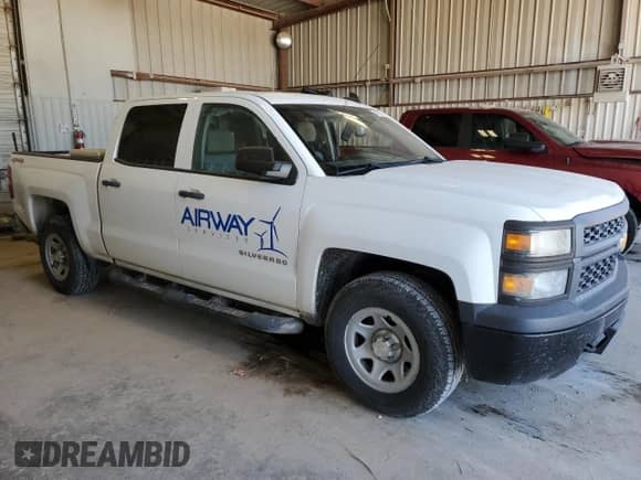 2015 Chevrolet Silverado 1500 Work Truck with VIN 3GCUKPEC4FG244021, listed as a Copart auction lot 48167085 with 177,842 mi miles and Salvage title. Bid and sale history available at DreamBid. Image 4.