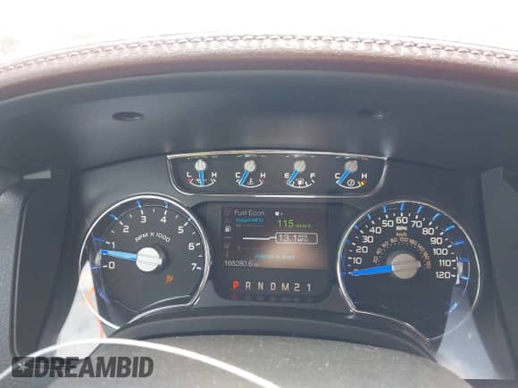 2013 Ford F-150 XL with VIN 1FTFW1ET2DKG47690, listed as a IAAI auction lot 42553421 with 168,280 mi miles and . Bid and sale history available at DreamBid. Image 7.