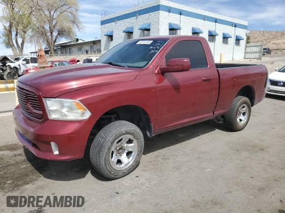 2013 Ram 1500 Tradesman with VIN 3C6JR6AP4DG519487, listed as a Copart auction lot 50745195 with 131,150 mi miles and Clean title. Bid and sale history available at DreamBid. Image 1.