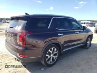 2022 Hyundai Palisade SEL z VIN KM8R44HEXNU435350, wystawiony jako Copart lot #86727115 z przebiegiem 54 356 mil mil oraz Szkoda całkowita • Salvage title. Historia ofert i sprzedaży dostępna na DreamBid. Obrazek 3.