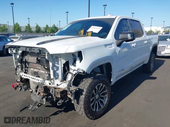 2023 GMC Sierra 1500 AT4 with VIN 1GTUUEE80PZ159009, listed as a IAAI auction lot 42804476 with 36,985 mi miles and . Bid and sale history available at DreamBid. Image 18.