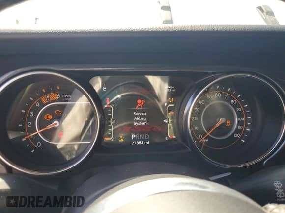 2021 Jeep Wrangler Unlimited Sahara Altitude с VIN 1C4HJXEM8MW657913, выставлен на аукционе Copart как лот 66537515 с пробегом 77 353 миль миль и Списание • Salvage title. История ставок и продаж доступна на DreamBid. Изображение 9.