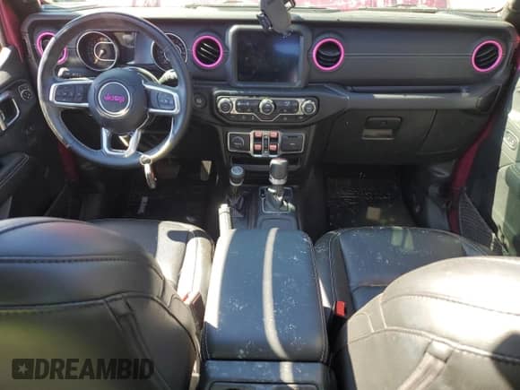 2022 Jeep Wrangler Unlimited Sahara Altitude with VIN 1C4HJXEG0NW157739, listed as a Copart auction lot 72579234 with 36,116 mi miles and Salvage title. Bid and sale history available at DreamBid. Image 8.