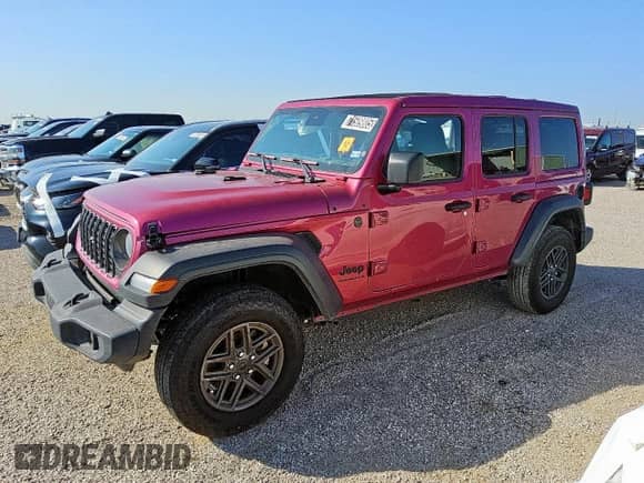 2024 Jeep Wrangler Sport S z VIN 1C4PJXDN3RW344801, wystawiony jako Copart lot #71509805 z przebiegiem 27 146 mil mil oraz Czysty tytuł • Clean title. Historia ofert i sprzedaży dostępna na DreamBid. Obrazek 1.