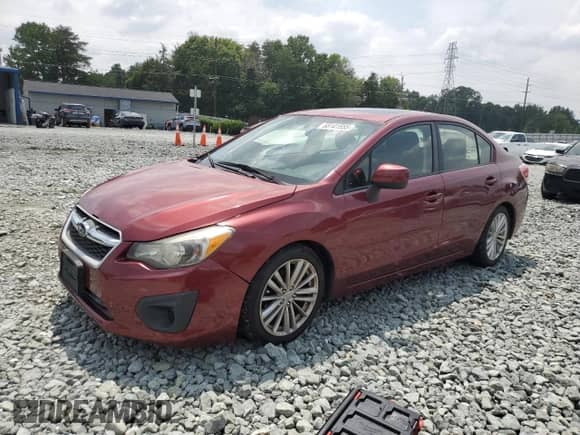 2013 Subaru Impreza Premium with VIN JF1GJAD66DH011954, listed as a Copart auction lot 68141555 with 111,731 mi miles and Salvage title. Bid and sale history available at DreamBid. Image 1.