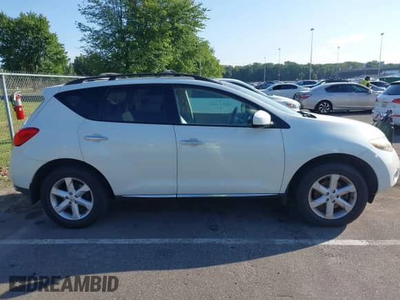 2009 Nissan Murano LE with VIN JN8AZ18W09W120310, listed as a IAAI auction lot 42948776 with 168,386 mi miles and . Bid and sale history available at DreamBid. Image 13.