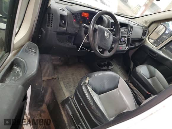 2016 Ram ProMaster Cargo with VIN 3C6TRVAGXGE108811, listed as a Copart auction lot 57249495 with 168,078 mi miles and Salvage title. Bid and sale history available at DreamBid. Image 8.