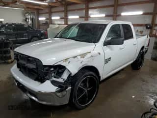 2021 Ram 1500 SLT z VIN 1C6RR6LG4MS530241, wystawiony jako Copart lot #88260105 z przebiegiem 76 839 mil mil oraz Szkoda całkowita • Salvage title. Historia ofert i sprzedaży dostępna na DreamBid. Obrazek 1.